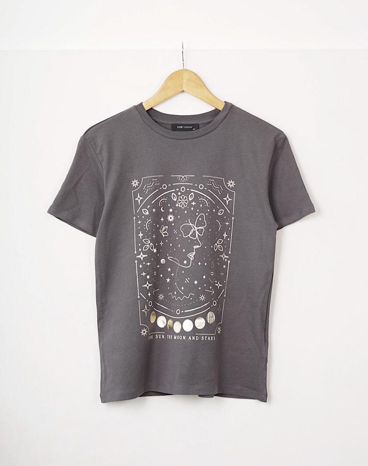 تیشرت زغالی off (کد 3139)