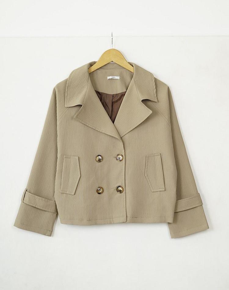 0_ترنچ کت کراپ (کد 5082)