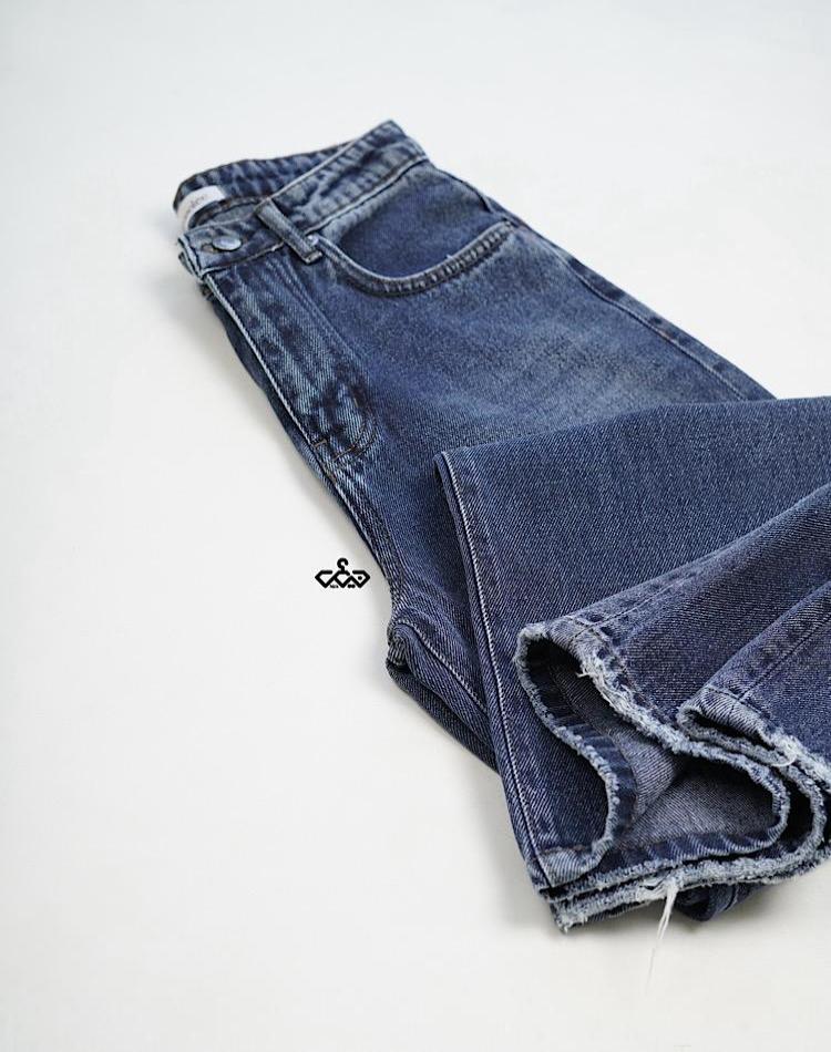 شلوار نیم بگ جین (کد 2548)