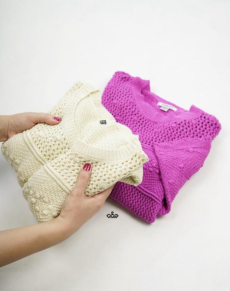 بافت دو رنگ وارداتی (کد 10124)