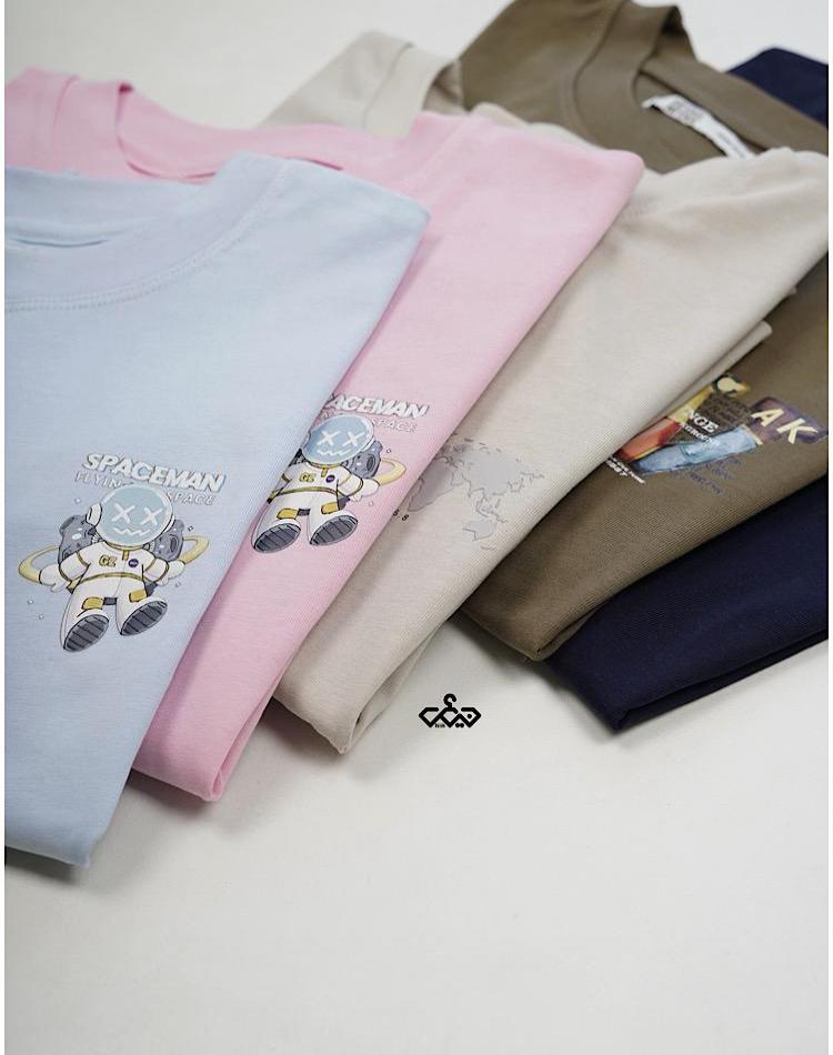 تیشرت استیکردار نیاک (کد 3208)