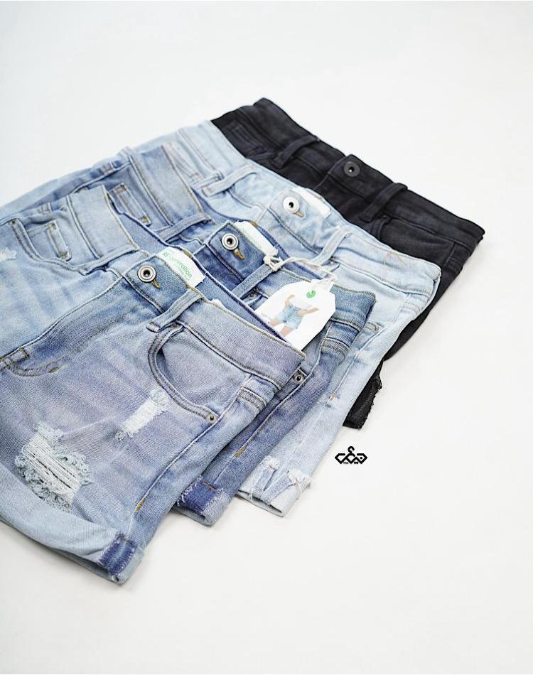 off شلوارک جین زاپدار (کد 0081)