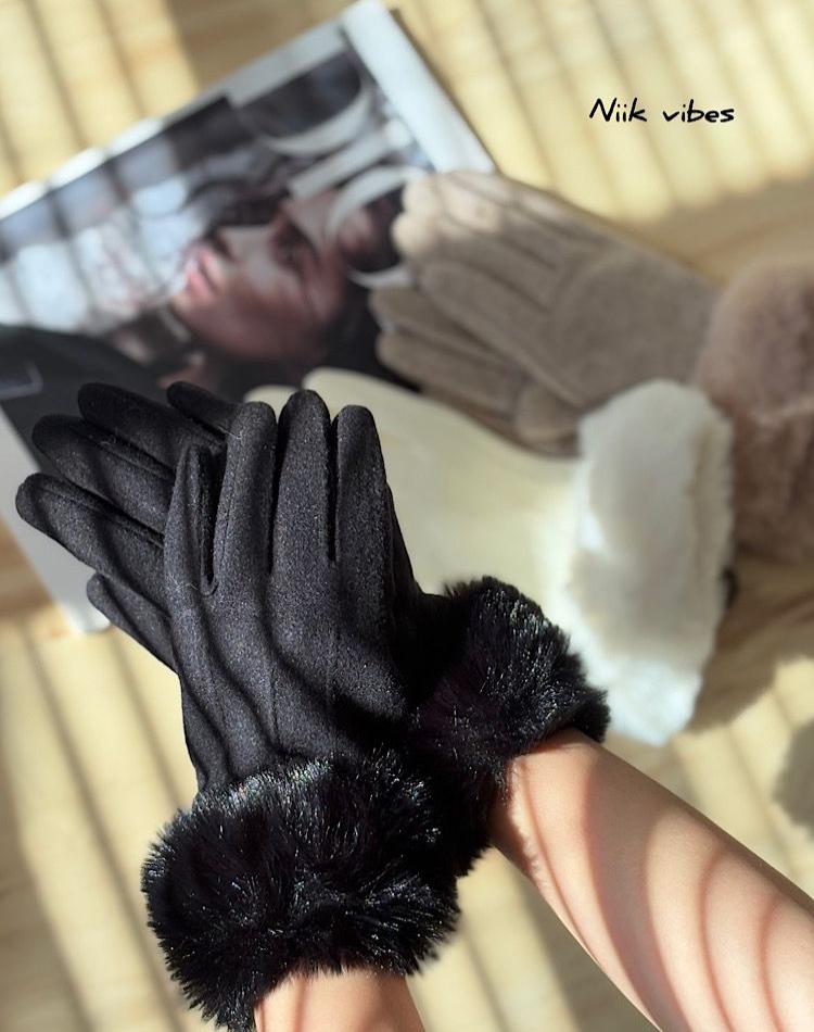 0_دستکش فوتر خزدار (کد 00233)