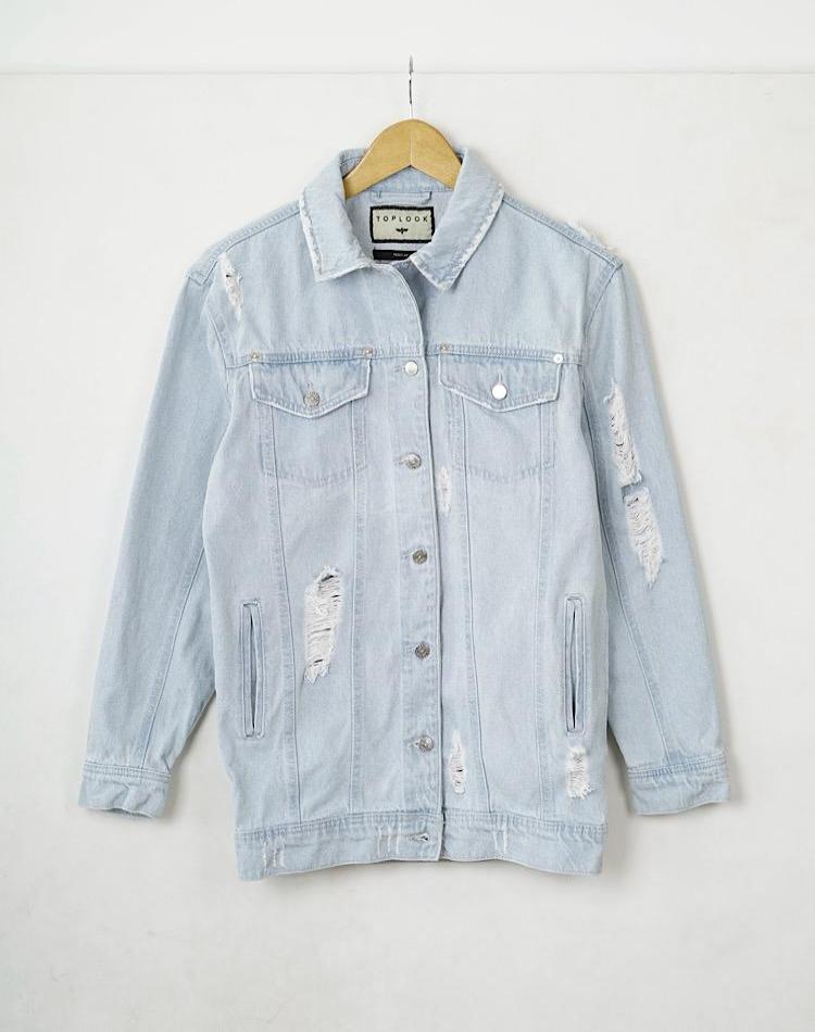 OFF/BF کت جین زاپدار (کد 5095)