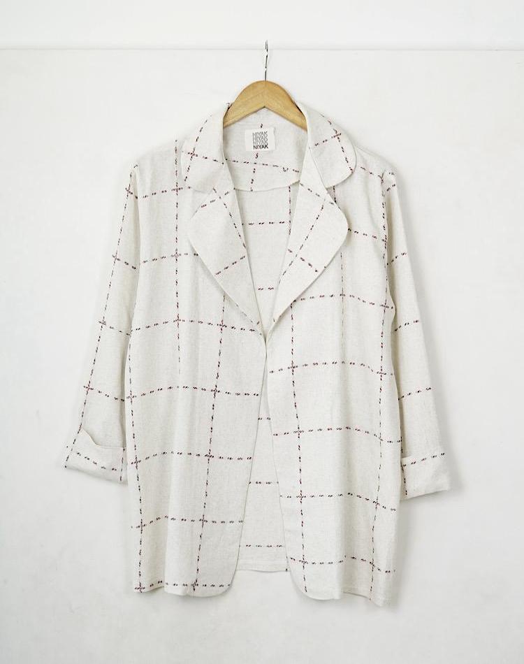 OFF/BF کت لینن نیاک (کد 5096)