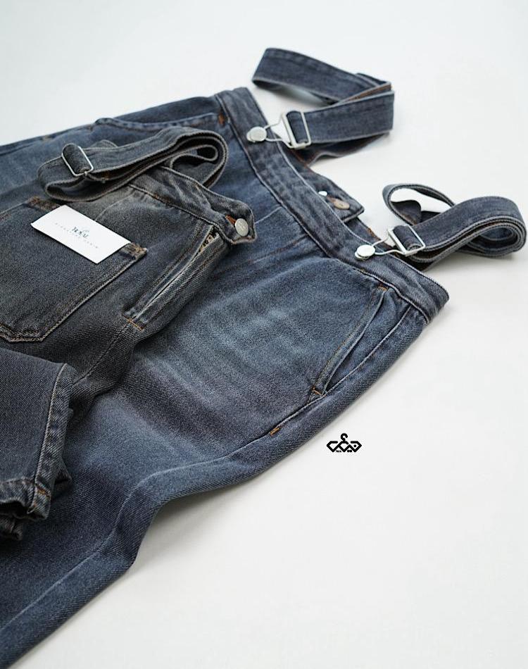 شلوار ایزی جین بنددار (کد 2572)