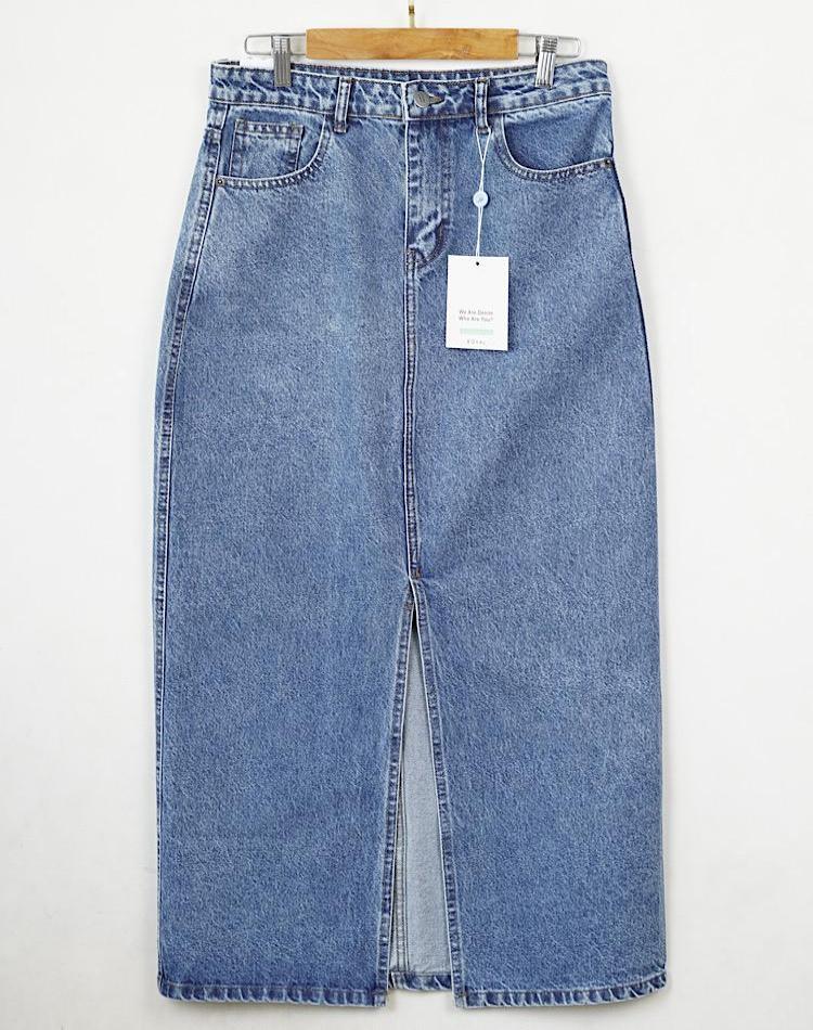 OFF دامن جین جلو چاکدار (کد 7047)