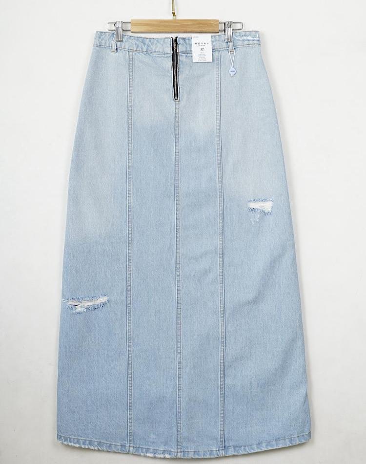 1_OFF دامن جین زاپدار (کد 7048)