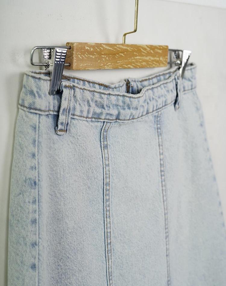 0_OFF دامن جین ساده (کد 7049)