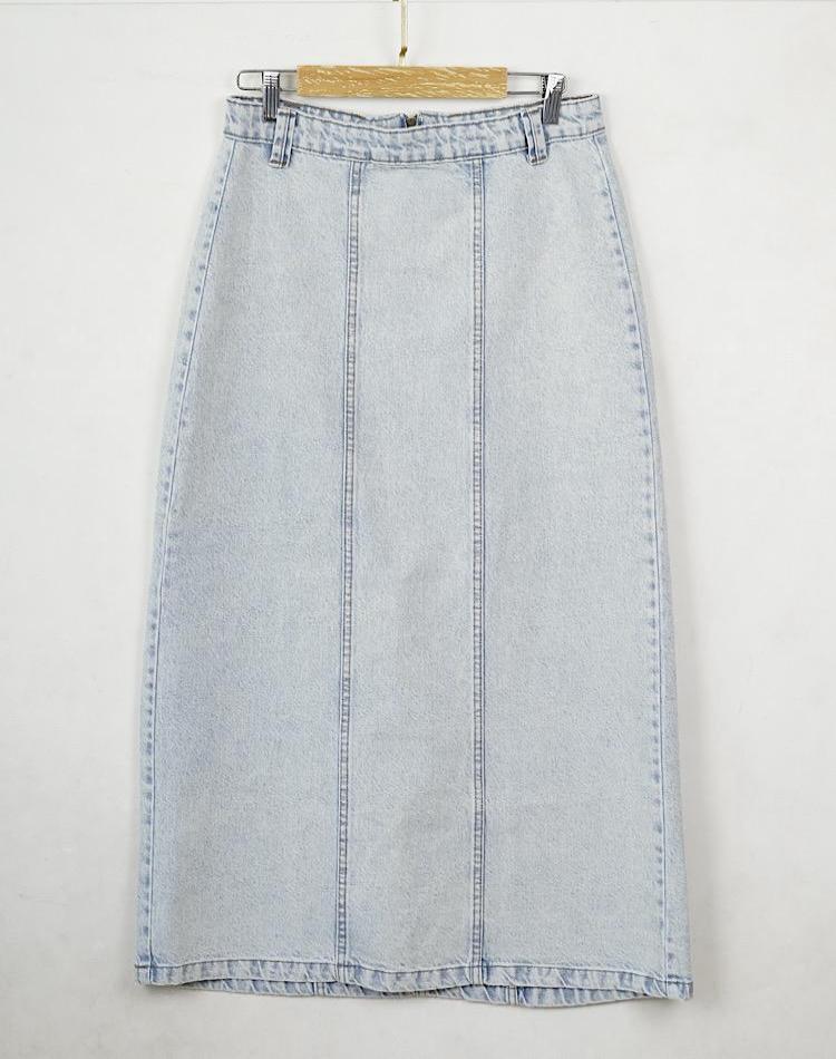 1_OFF دامن جین ساده (کد 7049)