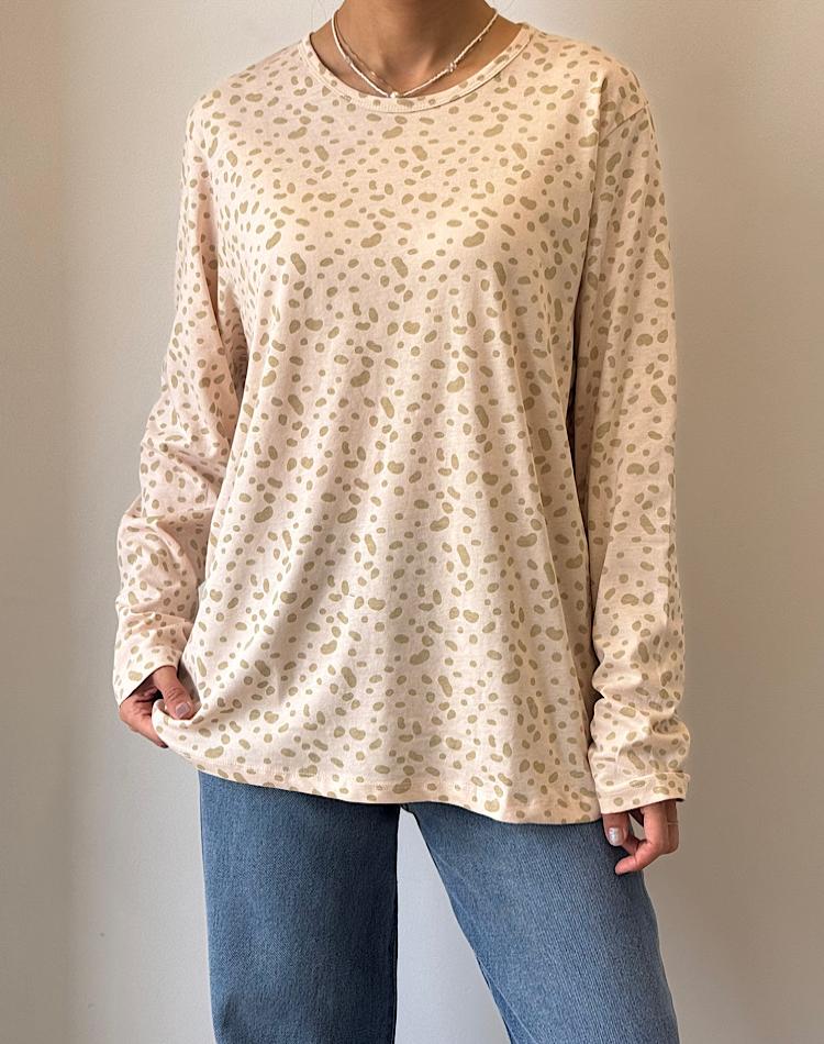 بلوز طرحدار ‌کالباسی off (کد 3442)