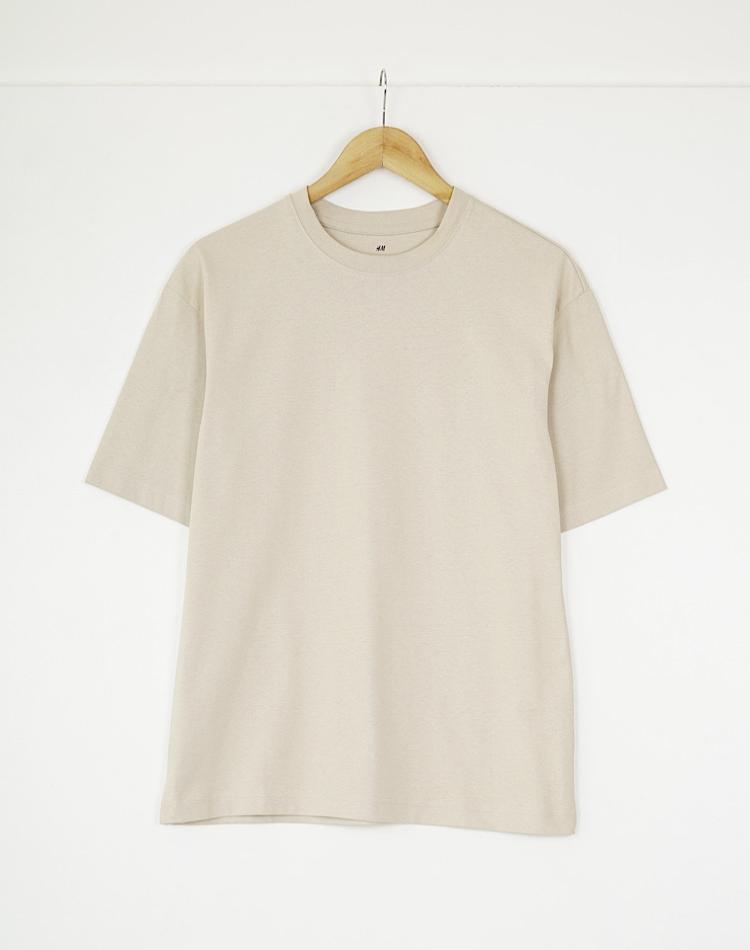 0_تیشرت کرم H&M (کد 3408)