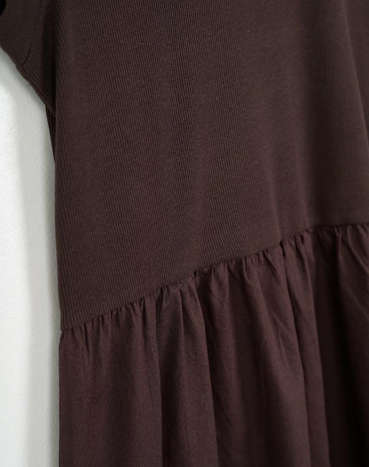 2_پیراهن قهوه ای zara (کد 4147)