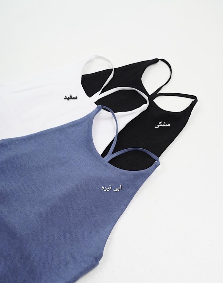 1_تاپ یقه‌گرد پشت‌گردنی ZARA (کد 8235)