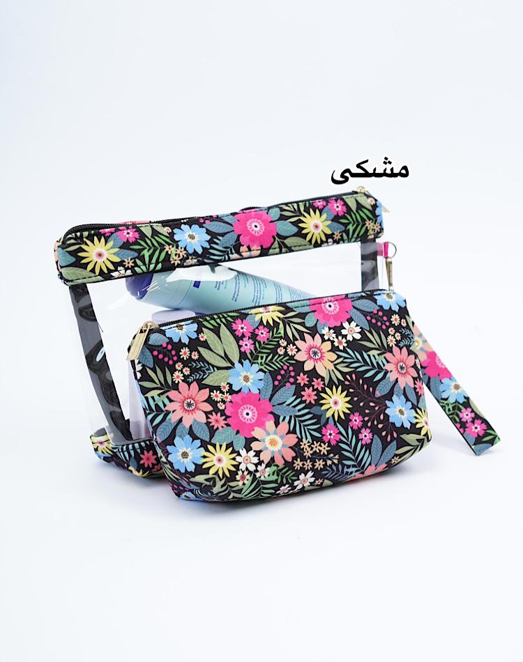 2_بگ دو تیکه طرح گل (کد 00547)