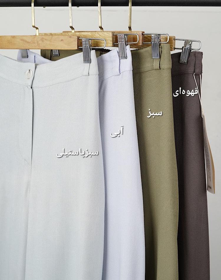 1_شلوار لینن کوتاه نیاک off (کد 2898)